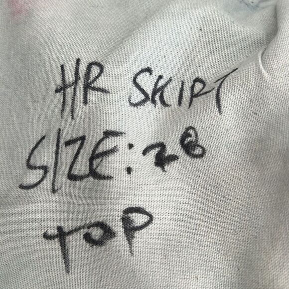 Levi's Re/Done High Rise Denim Mini Skirt Womens 28/6 Upcycled Repurposed - Picture 9 of 11